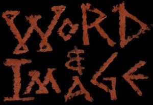 hand-painted title which reads: word & image